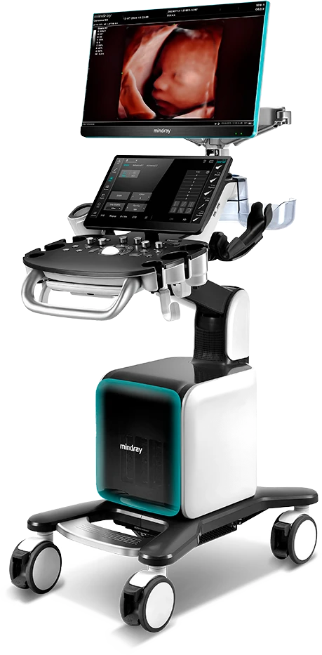 Mindray Consona N9 con imagen fetal 3D en el monitor