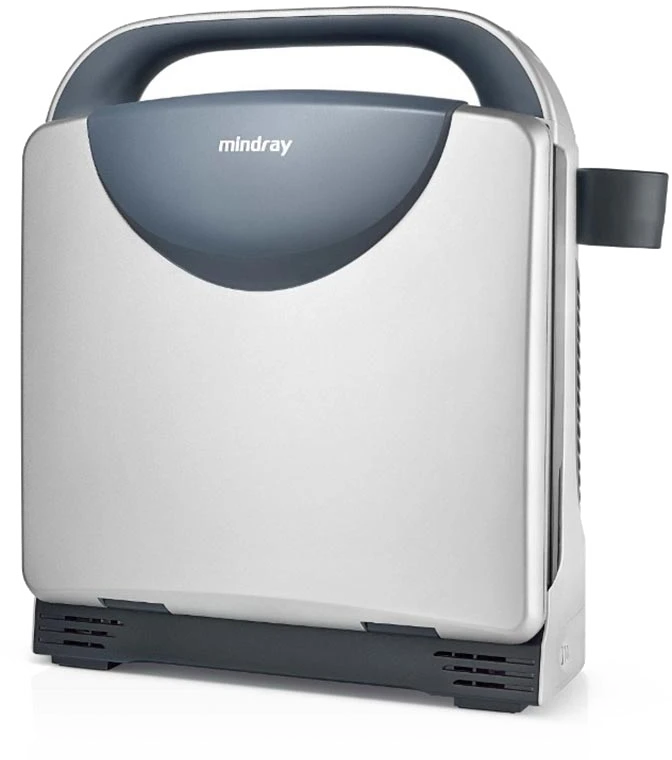 Mindray DP-30 cerrado, con el asa a la vista