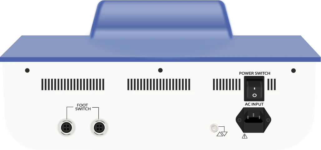 Panel posterior del Liposaver LS-2000