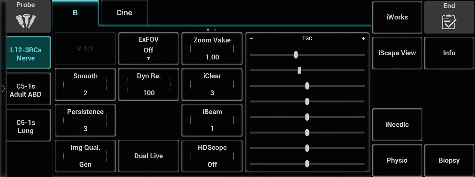 Panel táctil personalizable del Mindray MX7