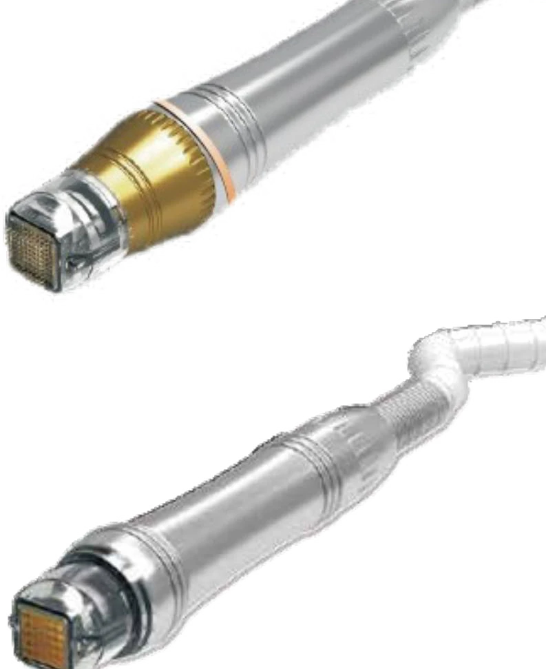 Los manerales del Nubway Microneedle RF con el anillo dorado de ajuste de profundidad