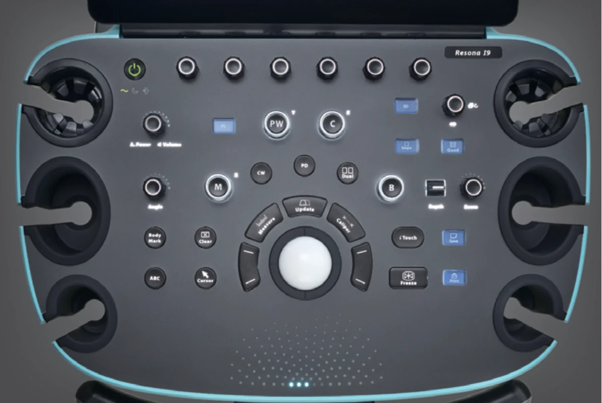 Panel de control iConsole del Mindray Resona i9